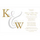 Our Initials Invitations Image 3 of 3